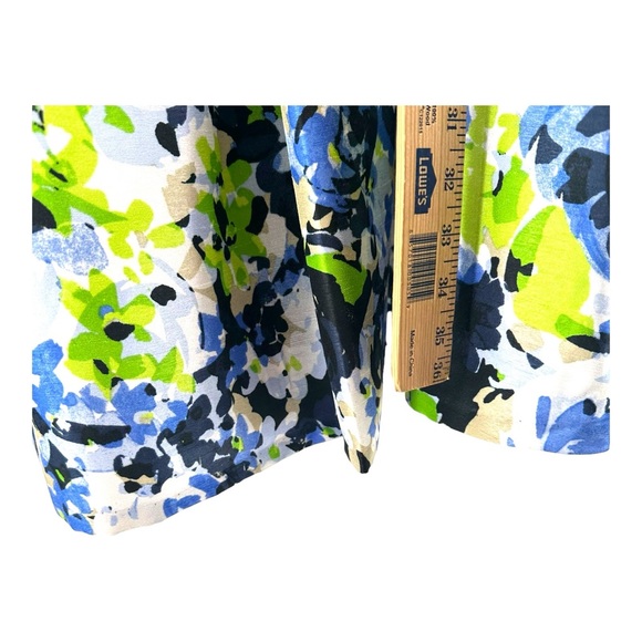 Evan Picone Black Label 2 Floral Sleeveless Fit and Flare Party Dress Cocktail - Picture 13 of 14